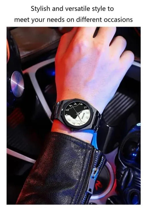 Carbon Fiber: Black Aura Watch