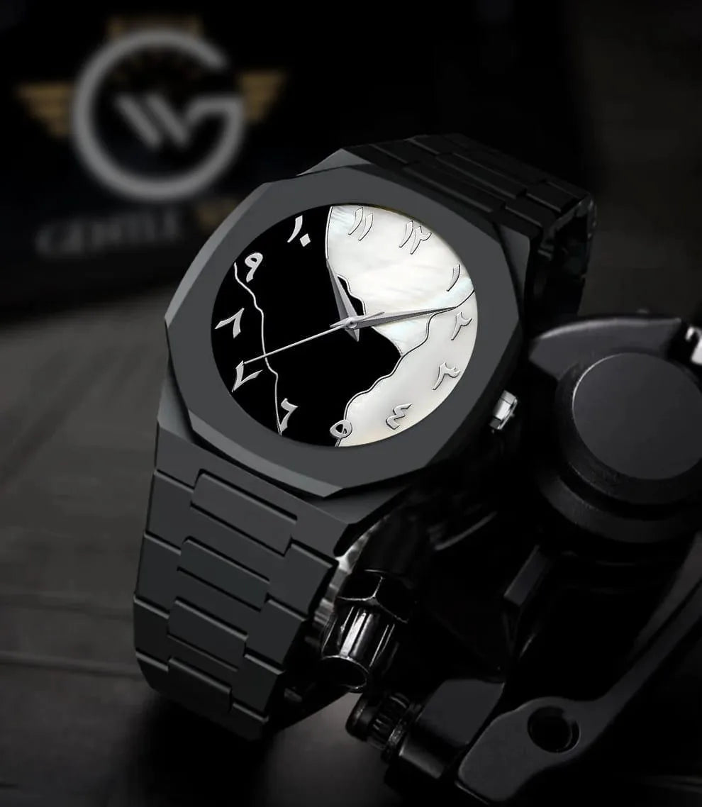 Carbon Fiber: Black Aura Watch