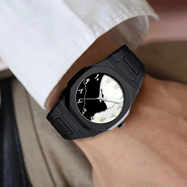 Carbon Fiber: Black Aura Watch
