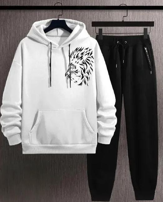 Men's Fleece Graphic Sublimation Track Suit _ 2 Pcs