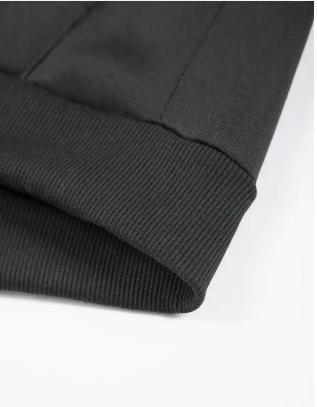 Men's Fleece Plane Zipper Track Suit_2 Pcs