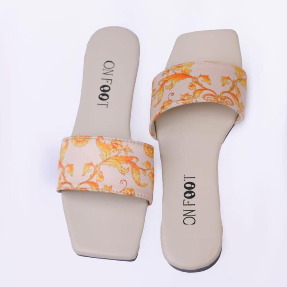 Women's Rexine Casual Flats-Beige